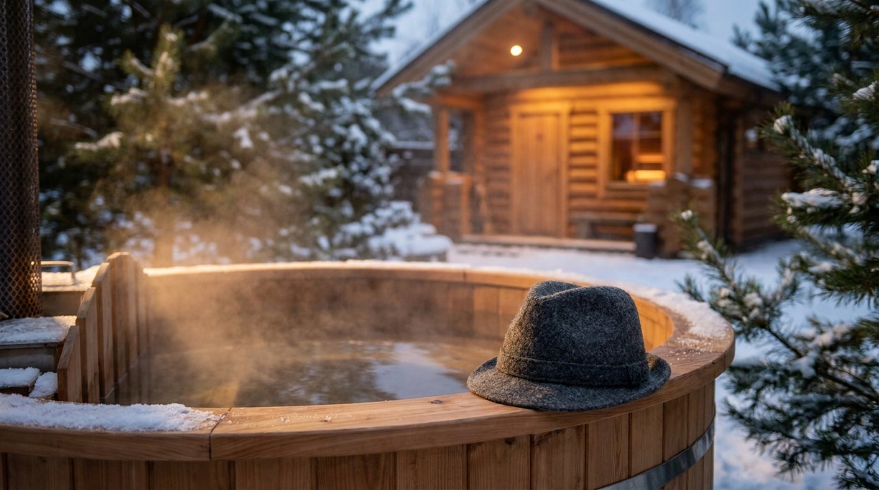 Do You Need a Hat in a Hot Tub? Steam, Sun and Cold-Air Comfort