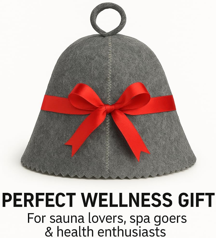 DIVELUX Wool Sauna Hat — Grey