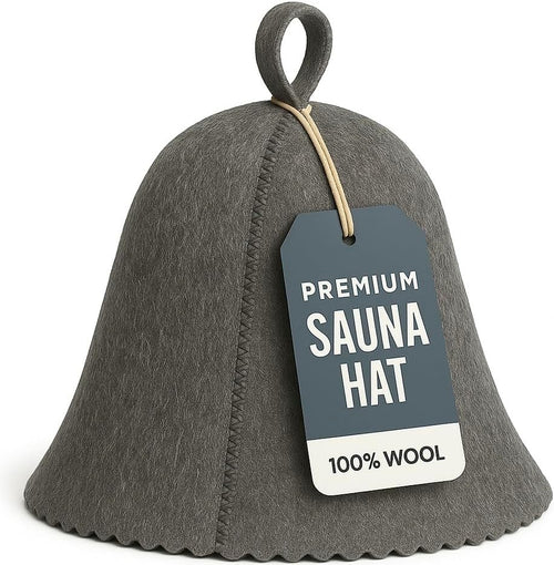 DIVELUX Classic Wool Sauna Hat Grey
